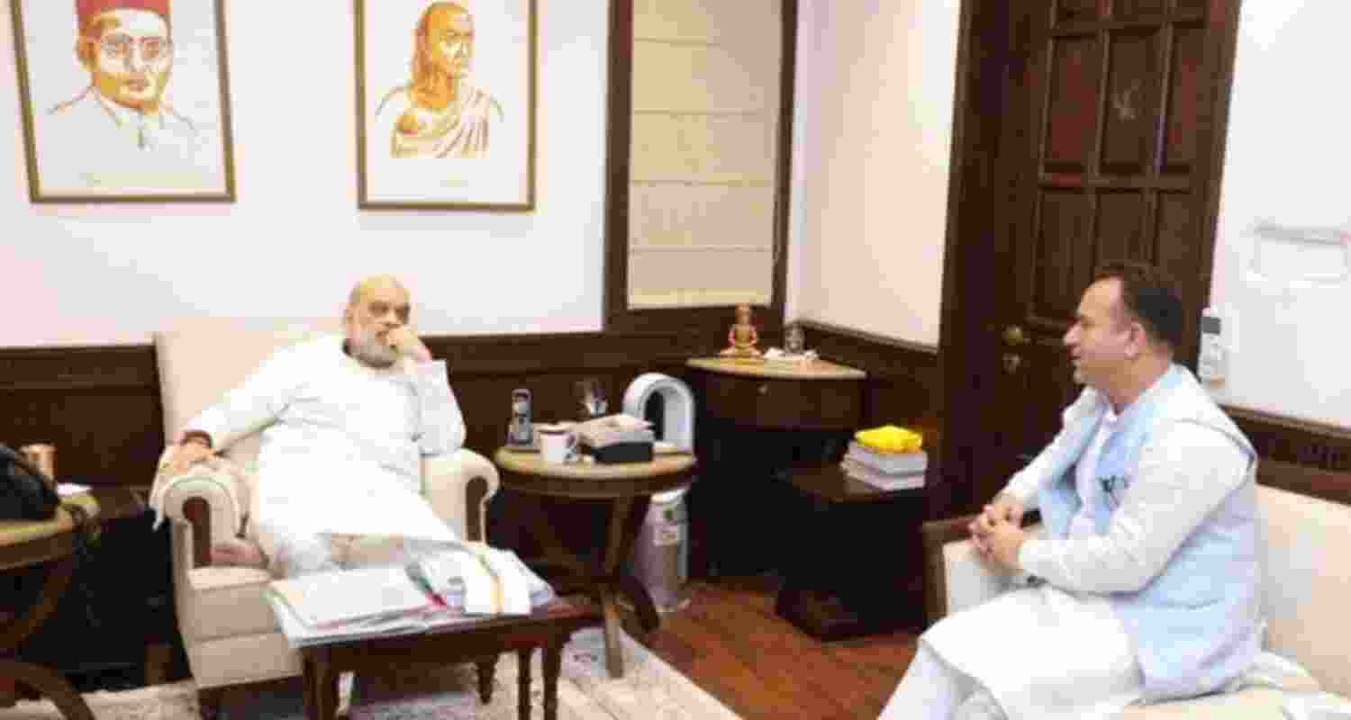 LoP calls on Amit Shah, discusses J&K's political scenario LoP calls on Amit Shah, discusses J&K's political scenario