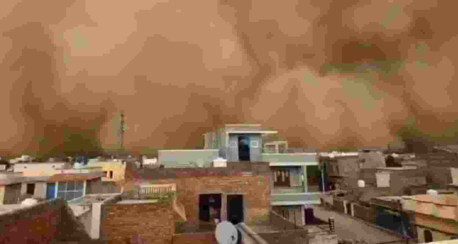 Two children died and several were injured after a dust storm and rain damaged homes and disrupted power supply in Rajasthan’s Barmer district. Two children died and several were injured after a dust storm and rain damaged homes and disrupted power supply in Rajasthan’s Barmer district.
