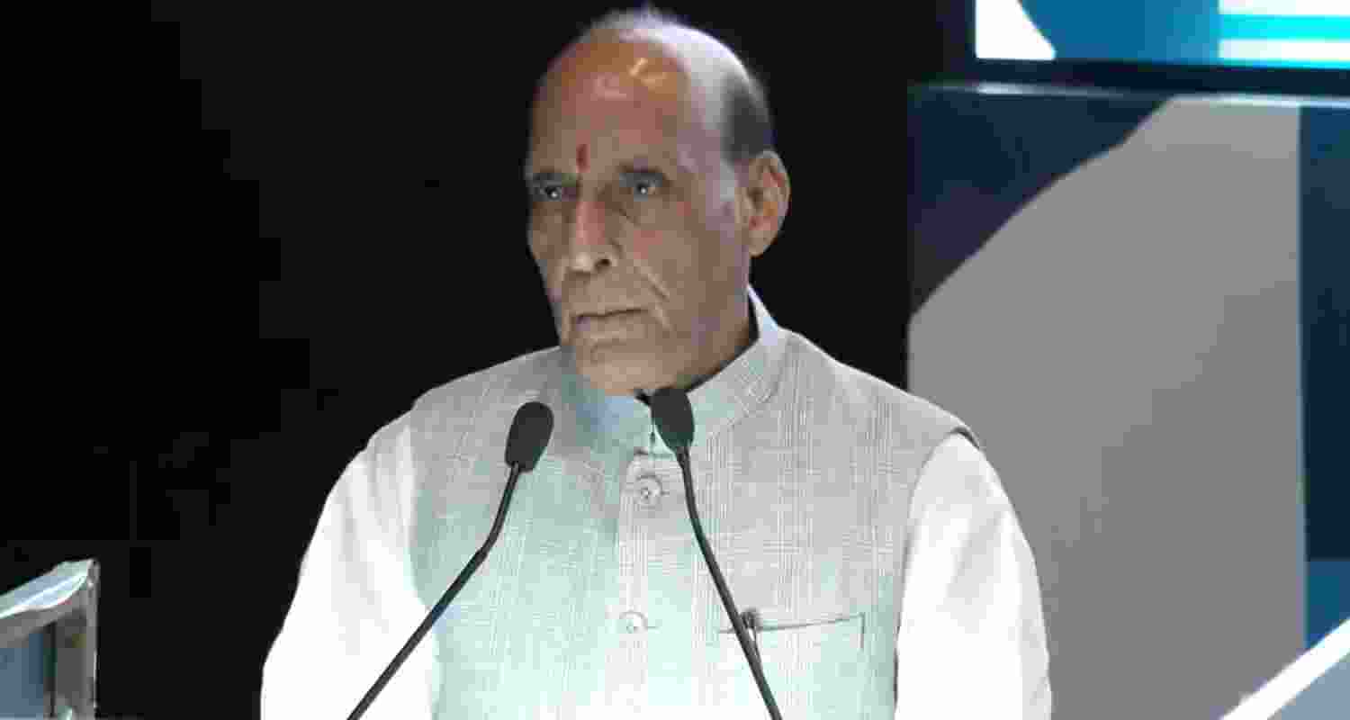 Rajnath Singh urges India to build a self-reliant drone ecosystem, citing lessons from Russia-Ukraine and Iran-Israel conflicts. Rajnath Singh urges India to build a self-reliant drone ecosystem, citing lessons from Russia-Ukraine and Iran-Israel conflicts.