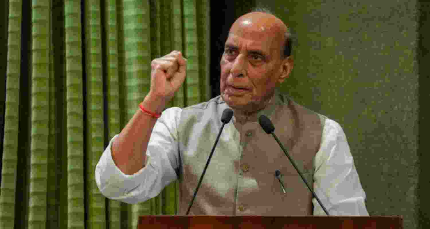 Defence Minister Rajnath Singh. Defence Minister Rajnath Singh.