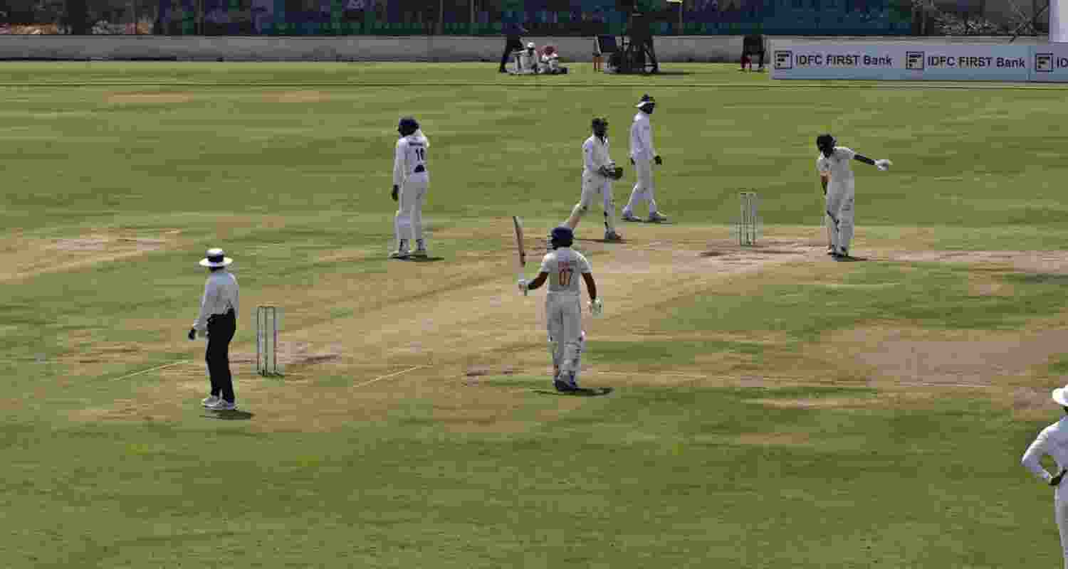 Jammu and Kashmir cricket team opts to bat against Karnataka cricket team in the Ranji Trophy final. Jammu and Kashmir cricket team opts to bat against Karnataka cricket team in the Ranji Trophy final.