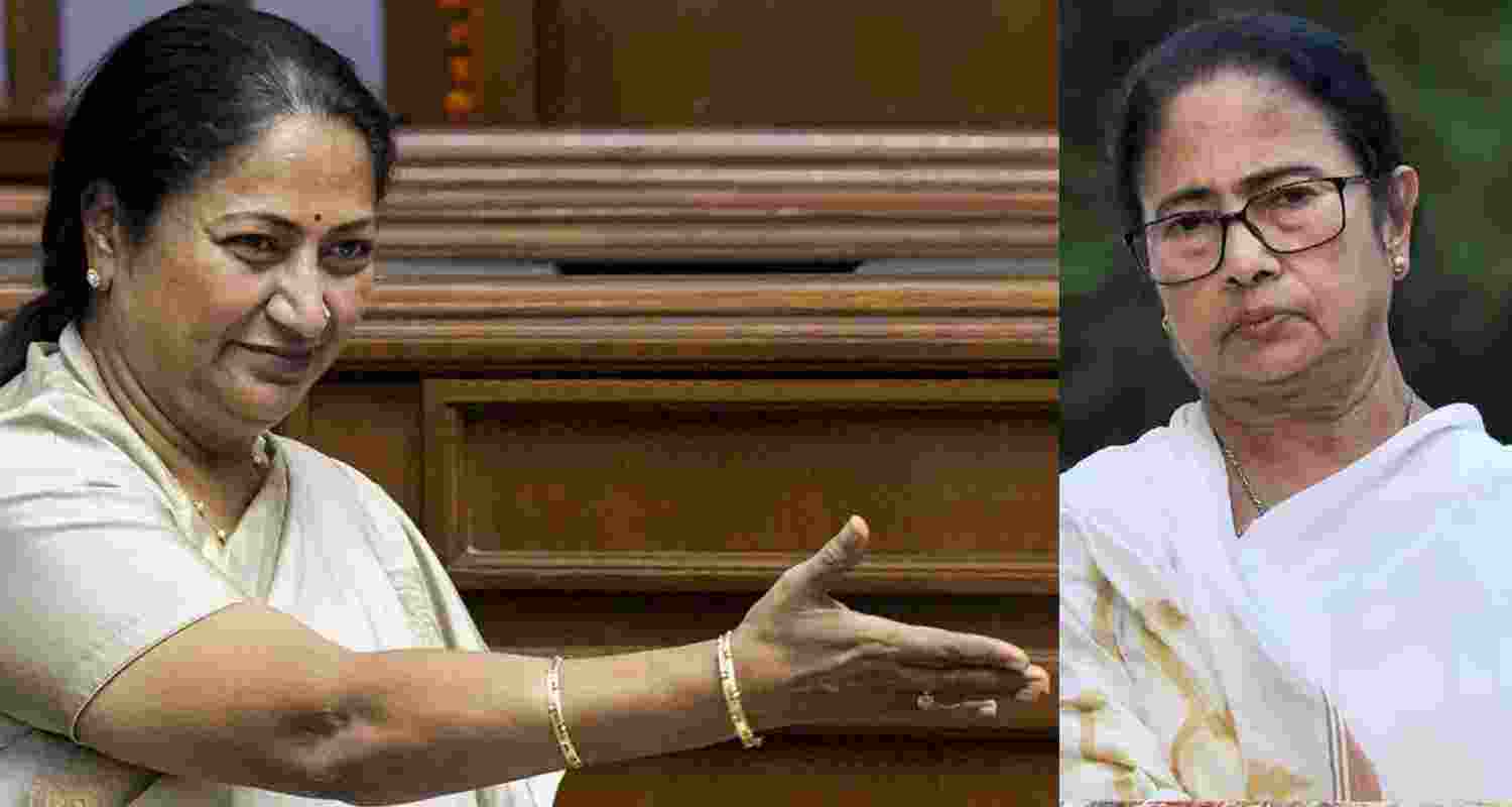 Delhi CM Rekha Gupta targets Mamata Banerjee in Kolkata, compares her to Arvind Kejriwal and questions fund use and women’s safety ahead of 2026 Bengal polls. Delhi CM Rekha Gupta targets Mamata Banerjee in Kolkata, compares her to Arvind Kejriwal and questions fund use and women’s safety ahead of 2026 Bengal polls.