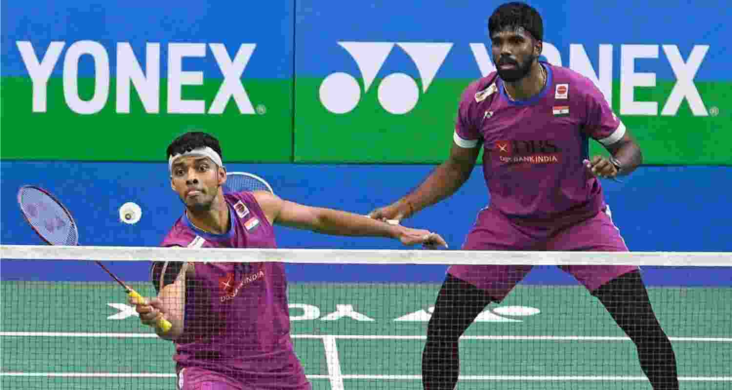 World No. 4 Satwiksairaj Rankireddy and Chirag Shetty, the Asian Games champions, defeated Chiu Hsiang Chieh and Wang Chi-Lin 23-21 19-21 21-12. World No. 4 Satwiksairaj Rankireddy and Chirag Shetty, the Asian Games champions, defeated Chiu Hsiang Chieh and Wang Chi-Lin 23-21 19-21 21-12.