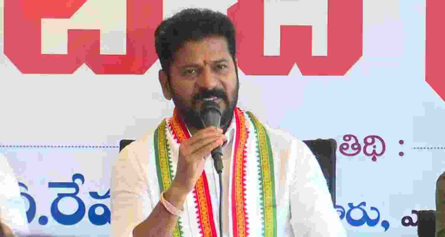 Telangana Chief Minister A Revanth Reddy - file image. Telangana Chief Minister A Revanth Reddy - file image.