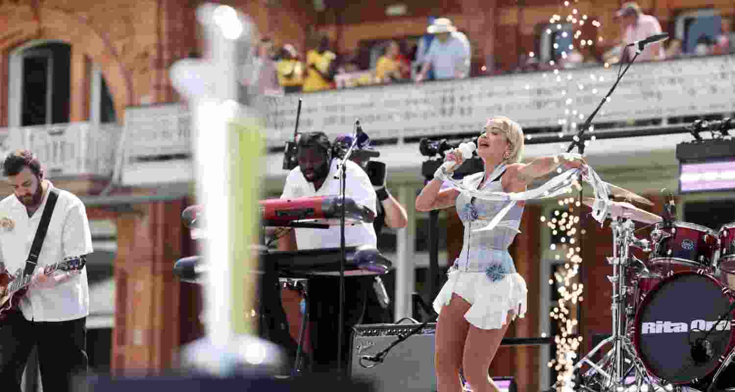 Rita Ora steals the show at Women's T20 World Cup final Rita Ora steals the show at Women's T20 World Cup final