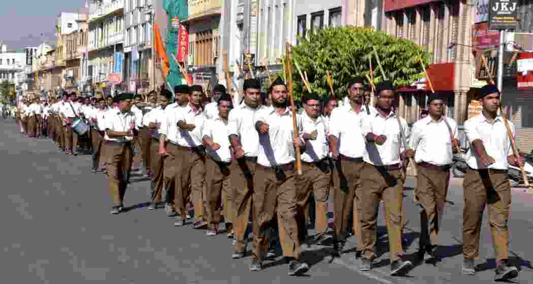 Ten people associated with the RSS were injured after being attacked during a religious programme at a temple. Ten people associated with the RSS were injured after being attacked during a religious programme at a temple.