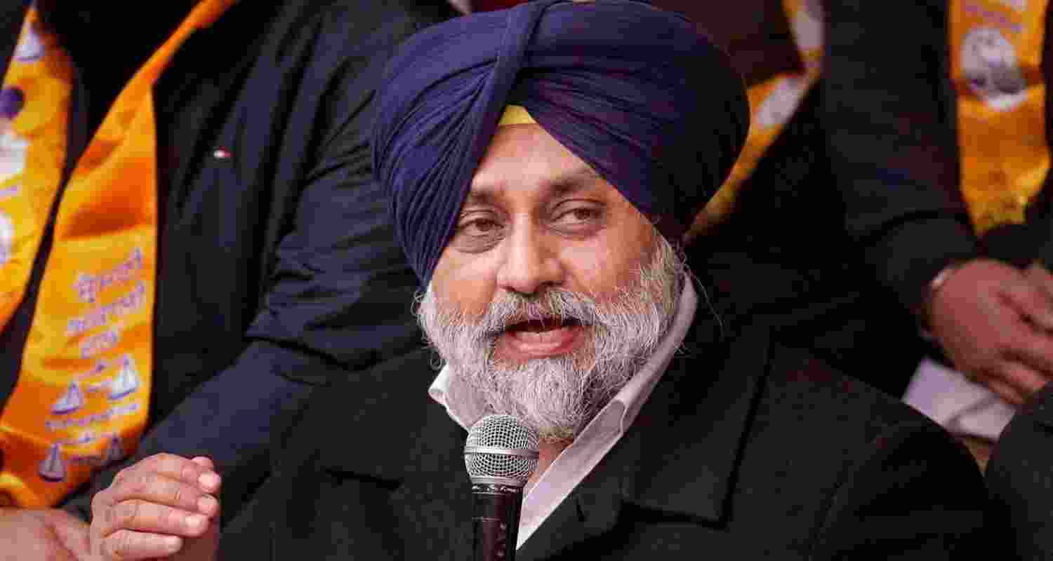 SAD president Sukhbir Singh Badal . SAD president Sukhbir Singh Badal .