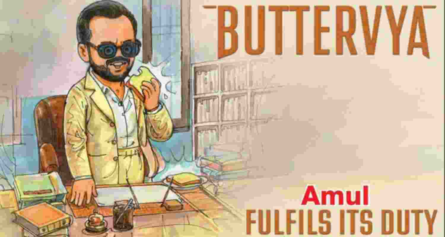 Amul celebrates Saif’s ‘Kartavya’ with ‘Buttervya’ topical Amul celebrates Saif’s ‘Kartavya’ with ‘Buttervya’ topical