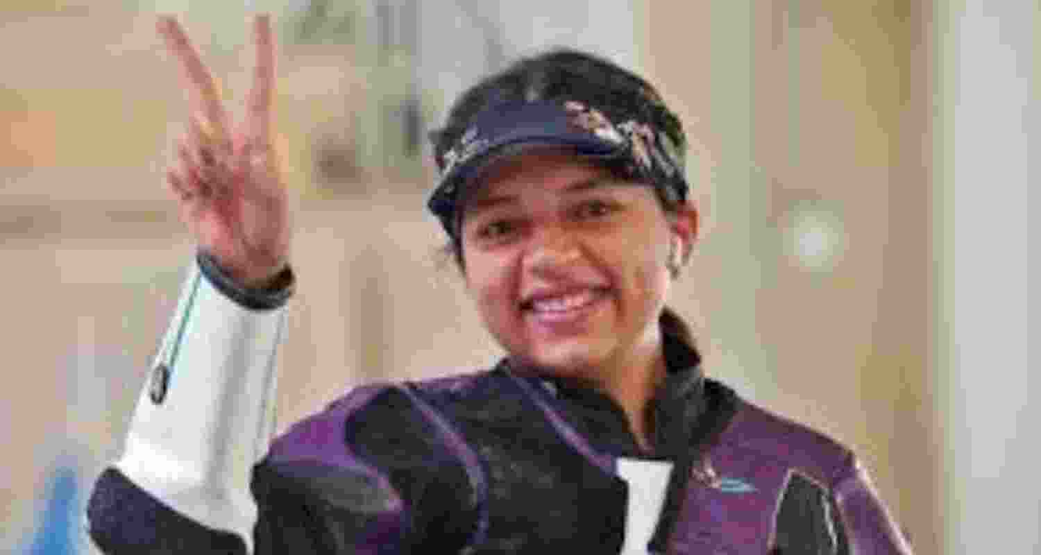 Top Indian shooter Sift Kaur Samra. Top Indian shooter Sift Kaur Samra.