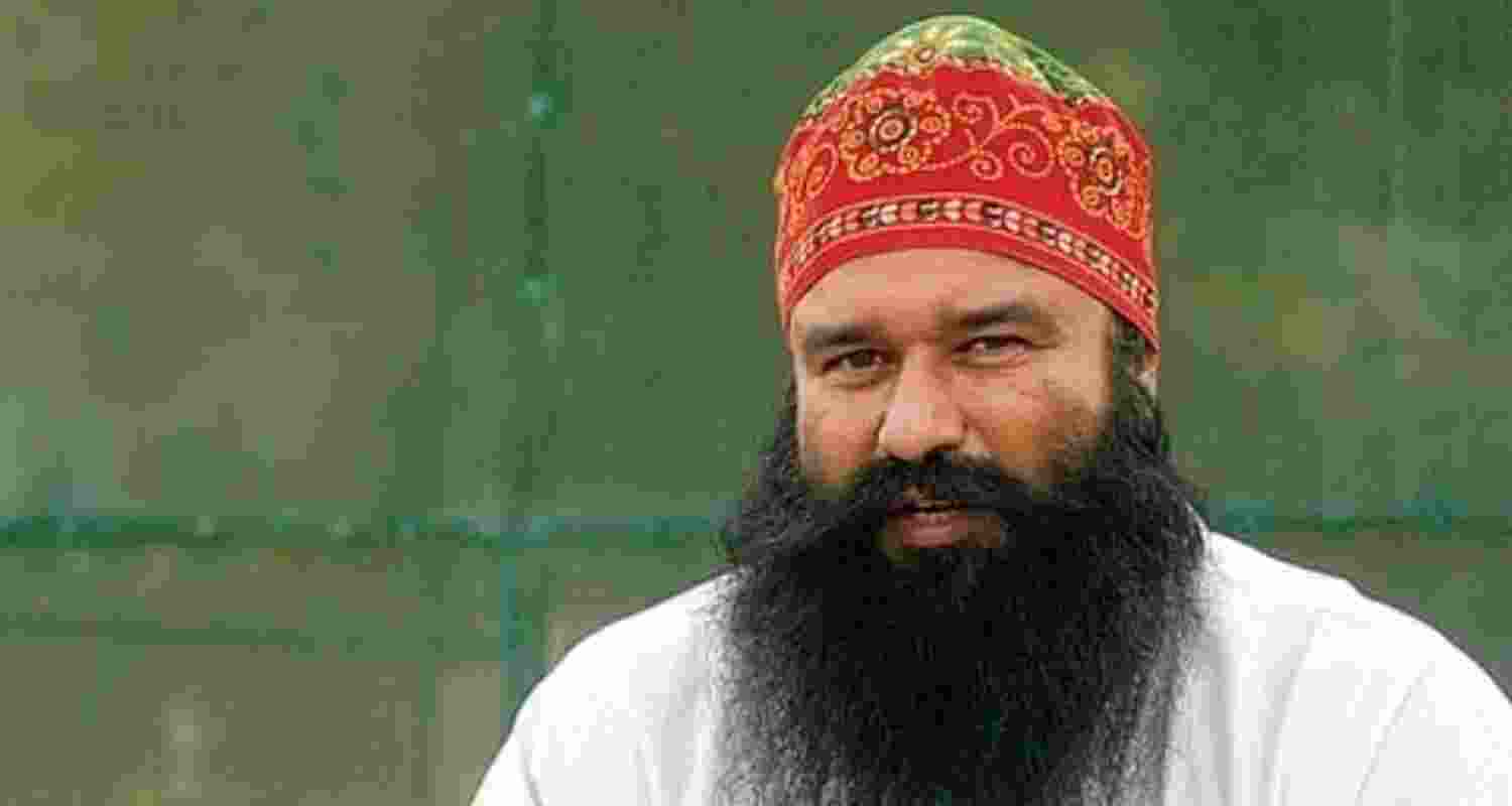 The chief of Dera Sacha Sauda Gurmeet Ram Rahim Singh - file image. The chief of Dera Sacha Sauda Gurmeet Ram Rahim Singh - file image.