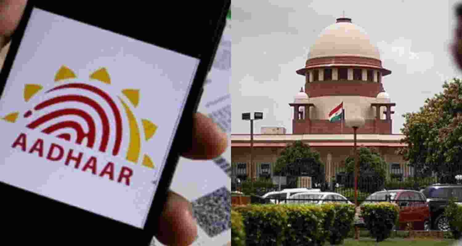 The Public Interest Litigation (PIL) filed by lawyer Ashwini Upadhyay has also sought a direction to the authorities to install display boards at common service centres stating that the 12-digit unique identification number is only a "proof of identity" and not a proof of citizenship, address or date of birth. The Public Interest Litigation (PIL) filed by lawyer Ashwini Upadhyay has also sought a direction to the authorities to install display boards at common service centres stating that the 12-digit unique identification number is only a "proof of identity" and not a proof of citizenship, address or date of birth.