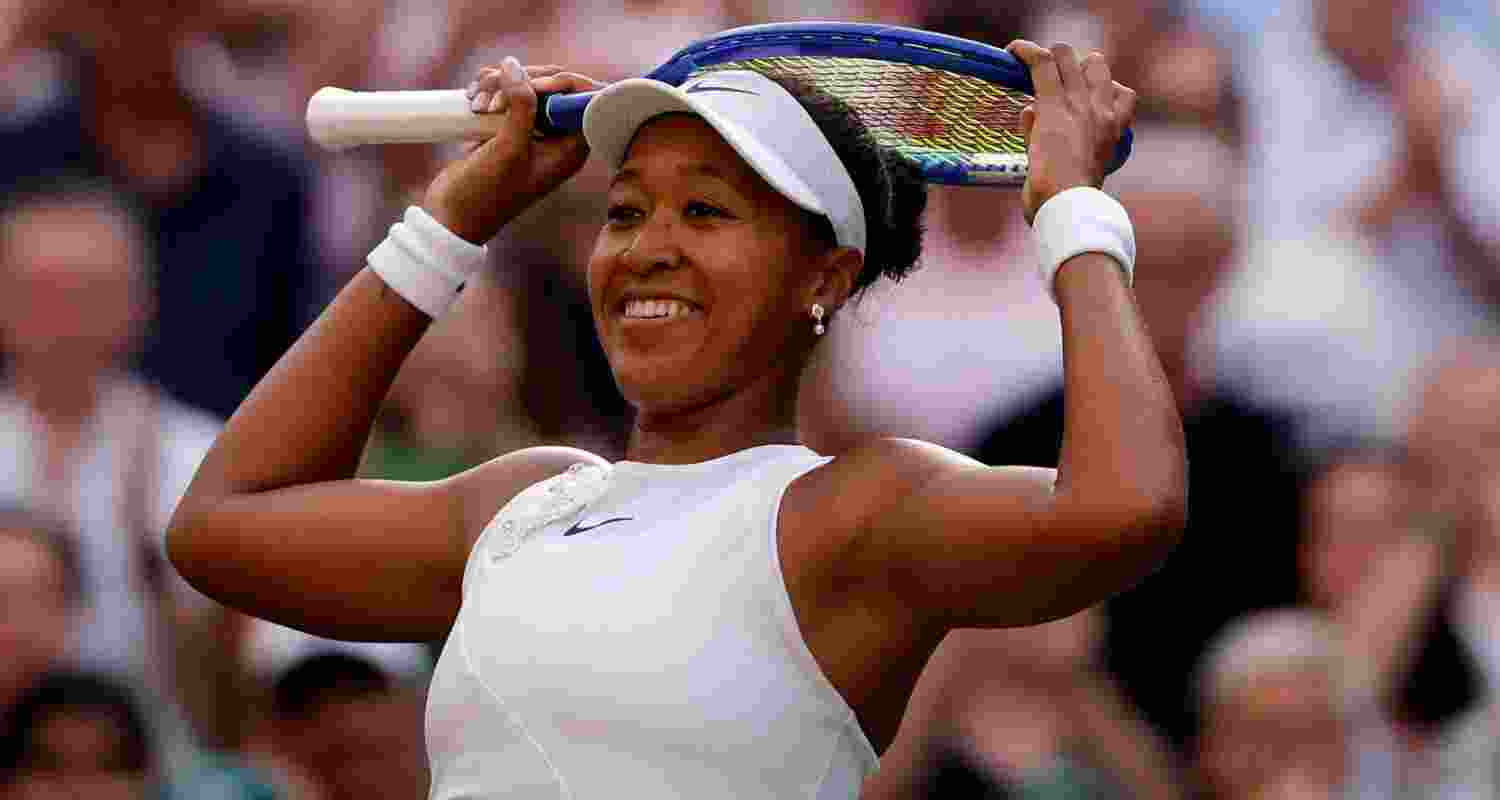 Naomi Osaka reacts after defeating top seed Aryna Sabalenka in straight sets. Naomi Osaka reacts after defeating top seed Aryna Sabalenka in straight sets.