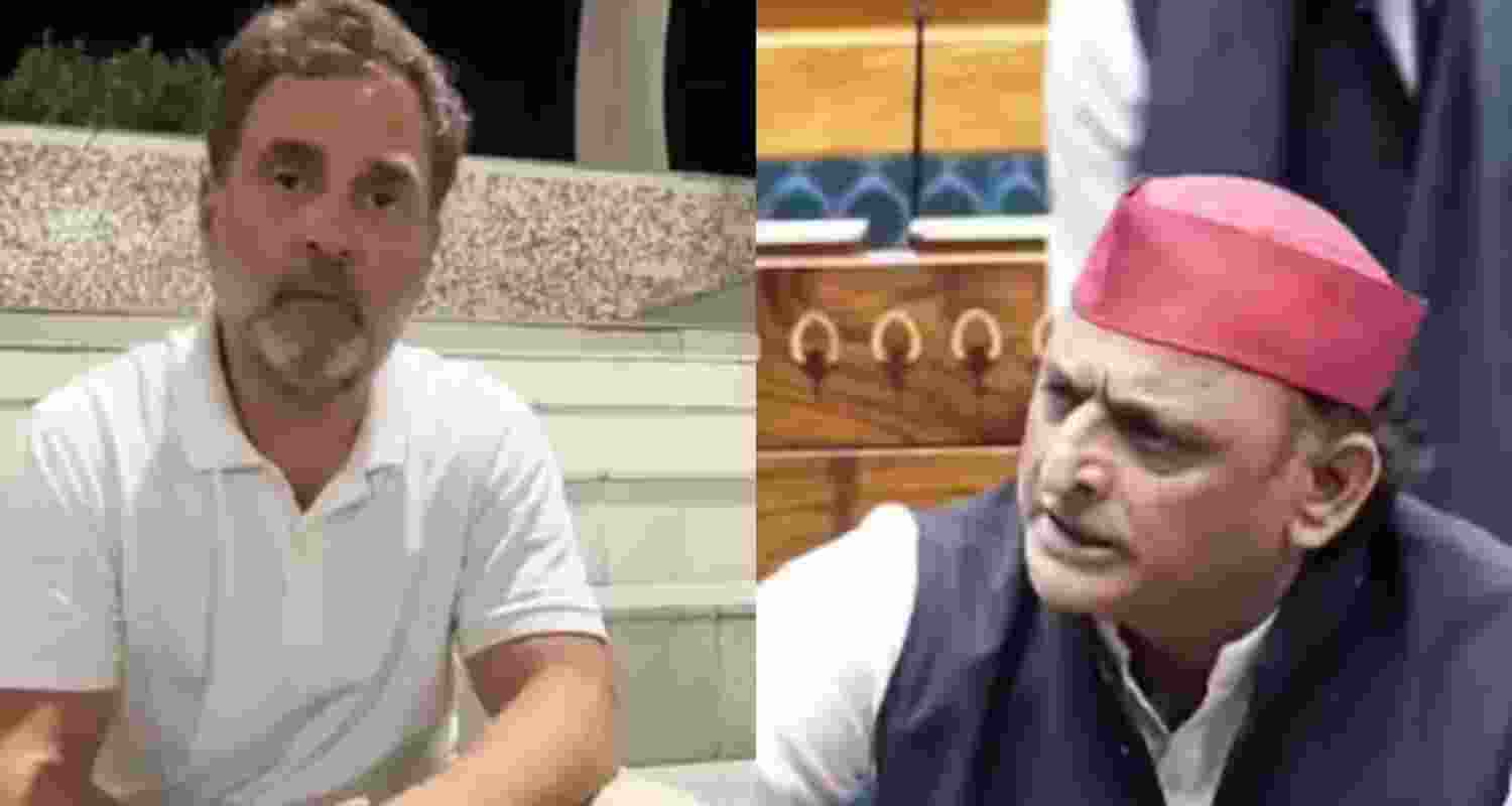 Congress leader Rahul Gandhi and (right) Samajwadi Party president Akhilesh Yadav Congress leader Rahul Gandhi and (right) Samajwadi Party president Akhilesh Yadav