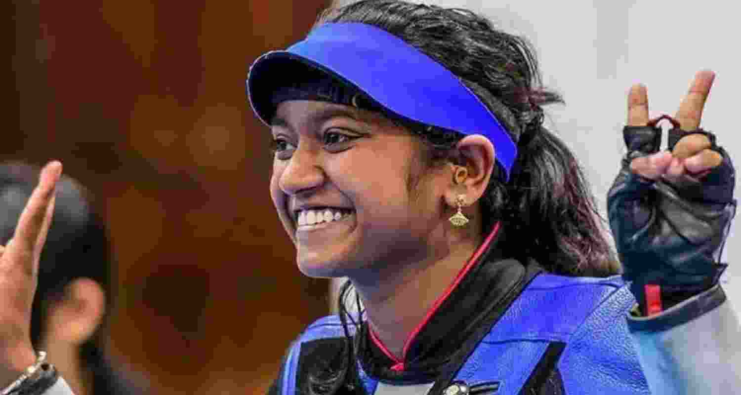 Olympian Elavenil Valarivan. Olympian Elavenil Valarivan.