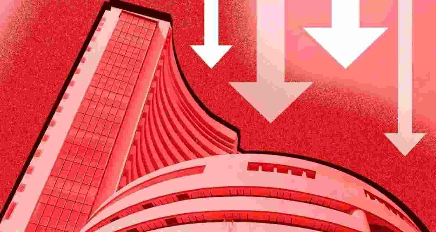 Sensex tanks 719 points amid rising oil prices, weak global cues Sensex tanks 719 points amid rising oil prices, weak global cues