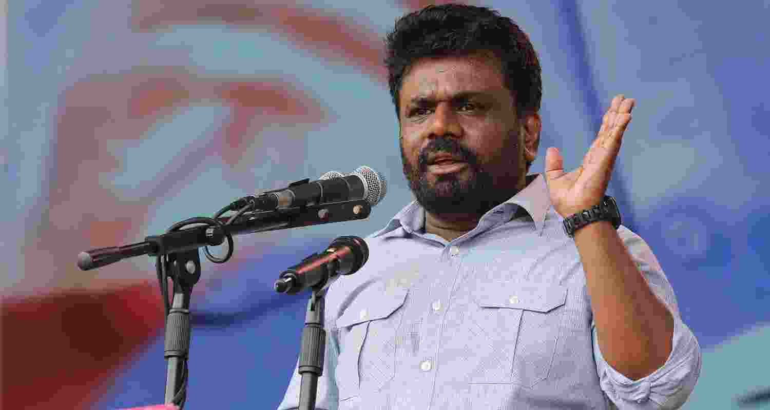 Sri Lanka President Anura Kumara Dissanayake. Sri Lanka President Anura Kumara Dissanayake.