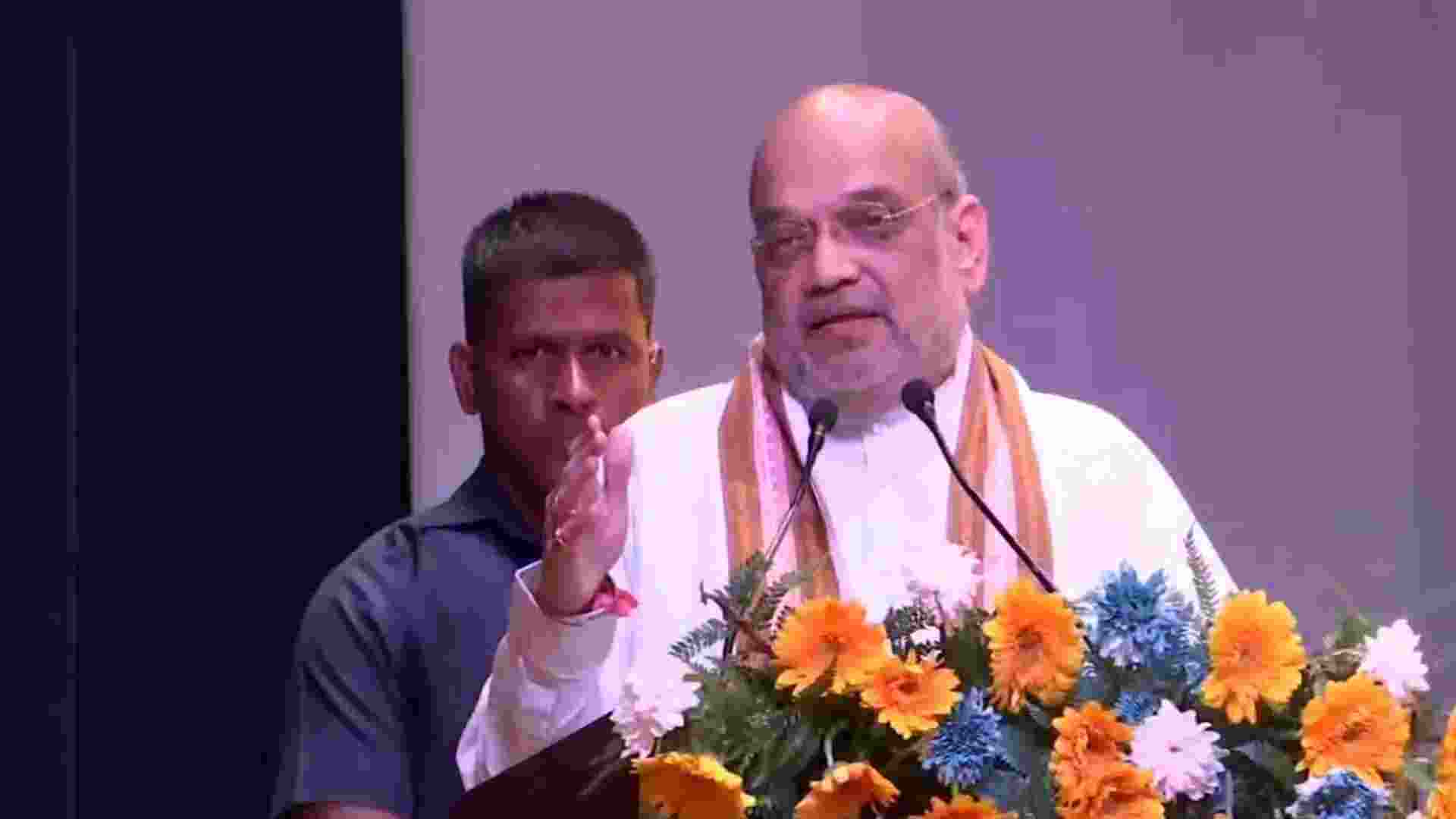 Union Home Minister Amit Shah. Image: X Union Home Minister Amit Shah. Image: X