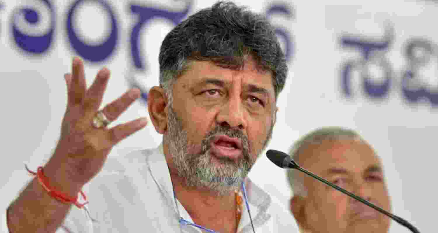 Karnataka Deputy Chief Minister DK Shivakumar - file image. Karnataka Deputy Chief Minister DK Shivakumar - file image.