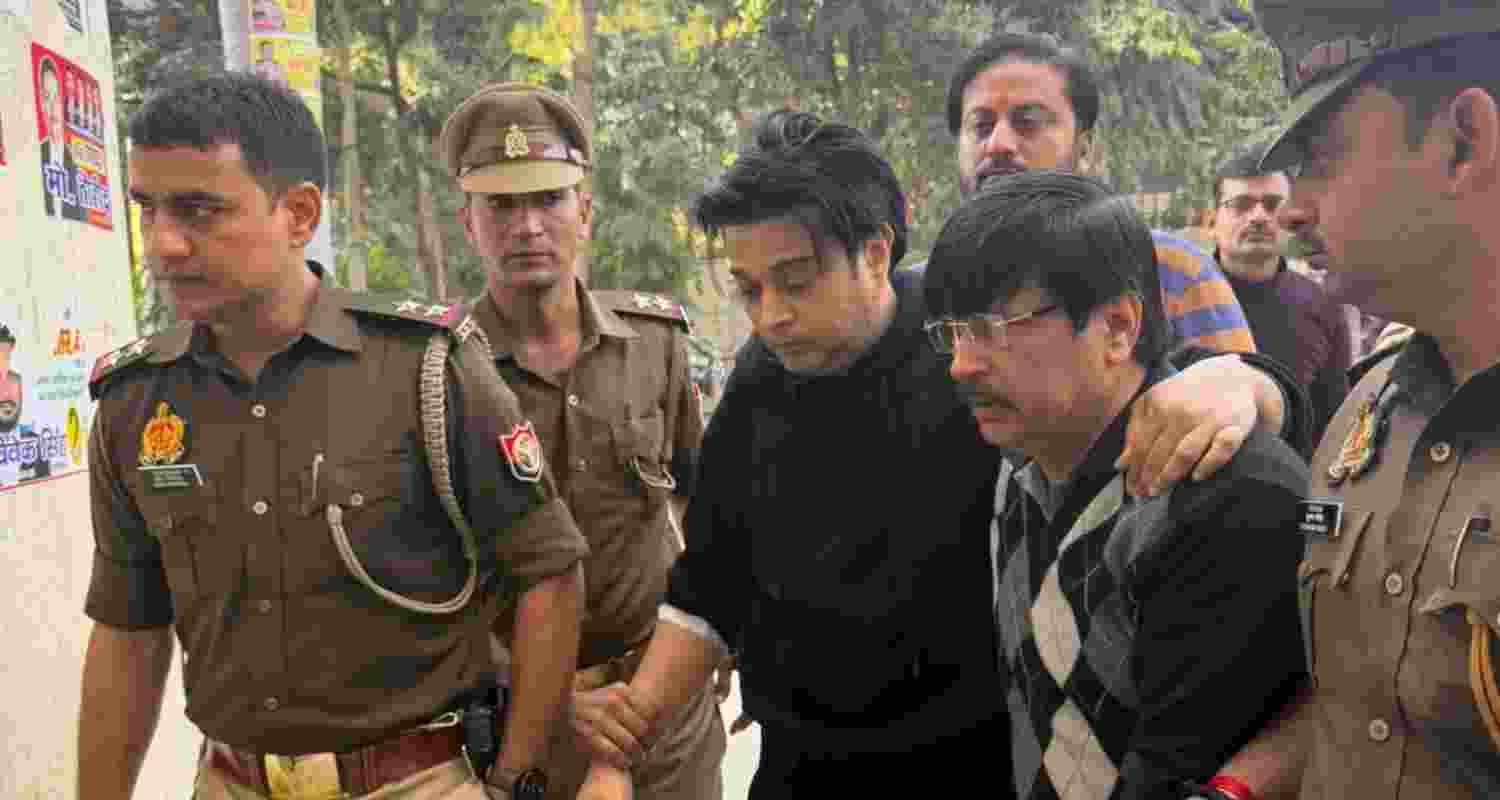 Tobacco baron K K Mishra's son Shivam Mishra arrested in Lamborghini crash case. Tobacco baron K K Mishra's son Shivam Mishra arrested in Lamborghini crash case.