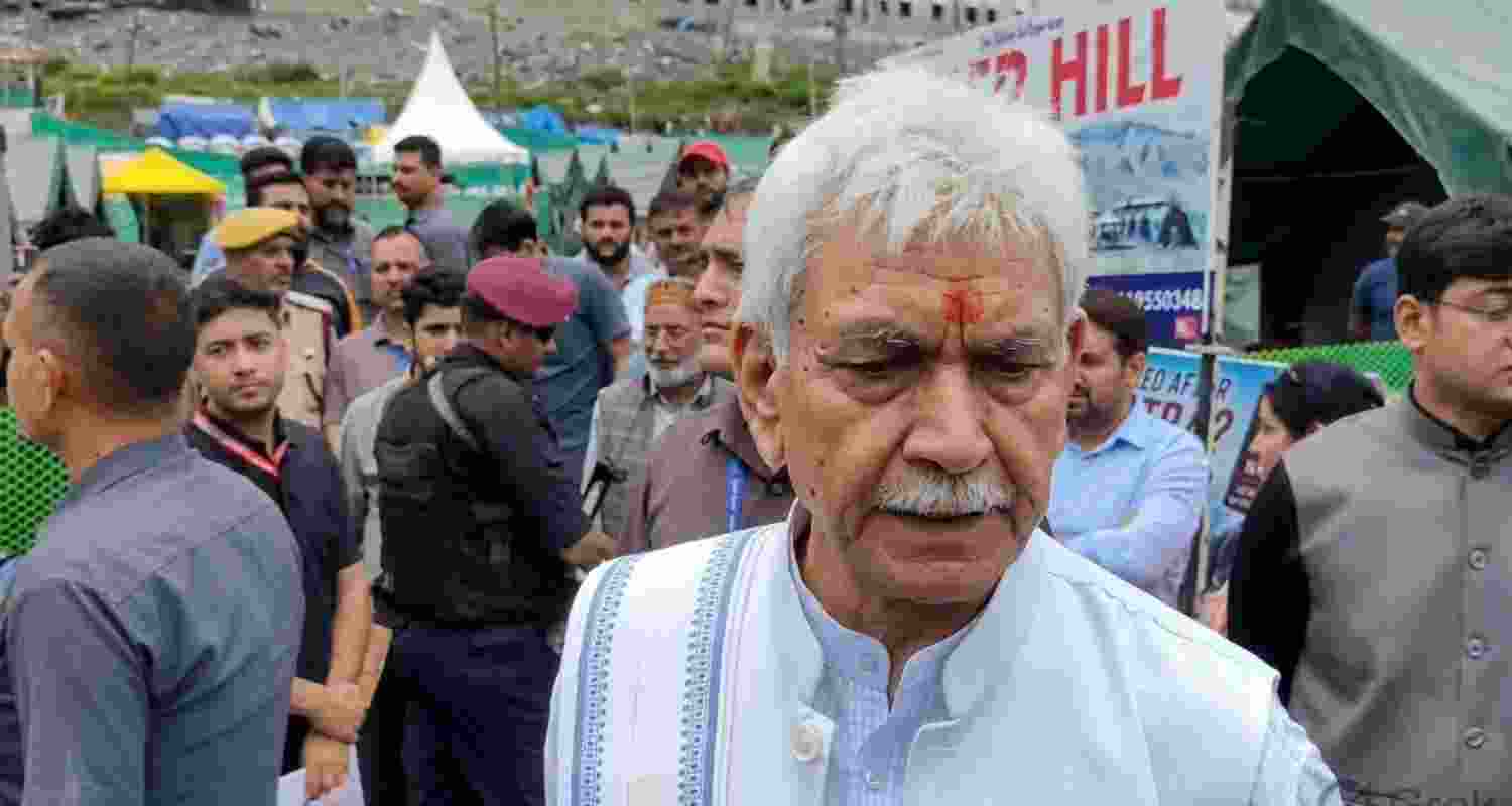 Jammu and Kashmir Lieutenant Governor Manoj Sinha. Jammu and Kashmir Lieutenant Governor Manoj Sinha.