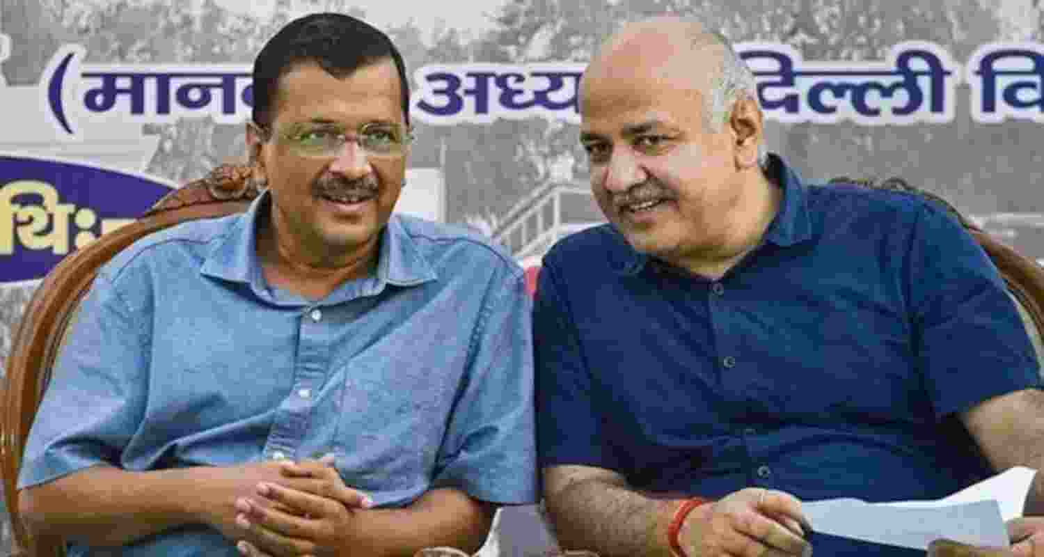 Erstwhile Chief Minister Arvind Kejriwal and his former deputy, Manish Sisodia. Erstwhile Chief Minister Arvind Kejriwal and his former deputy, Manish Sisodia.