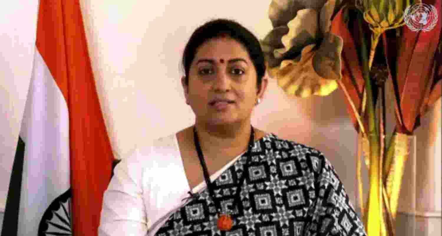 Former Union Minister and senior BJP leader Smriti Zubin Irani. Former Union Minister and senior BJP leader Smriti Zubin Irani.