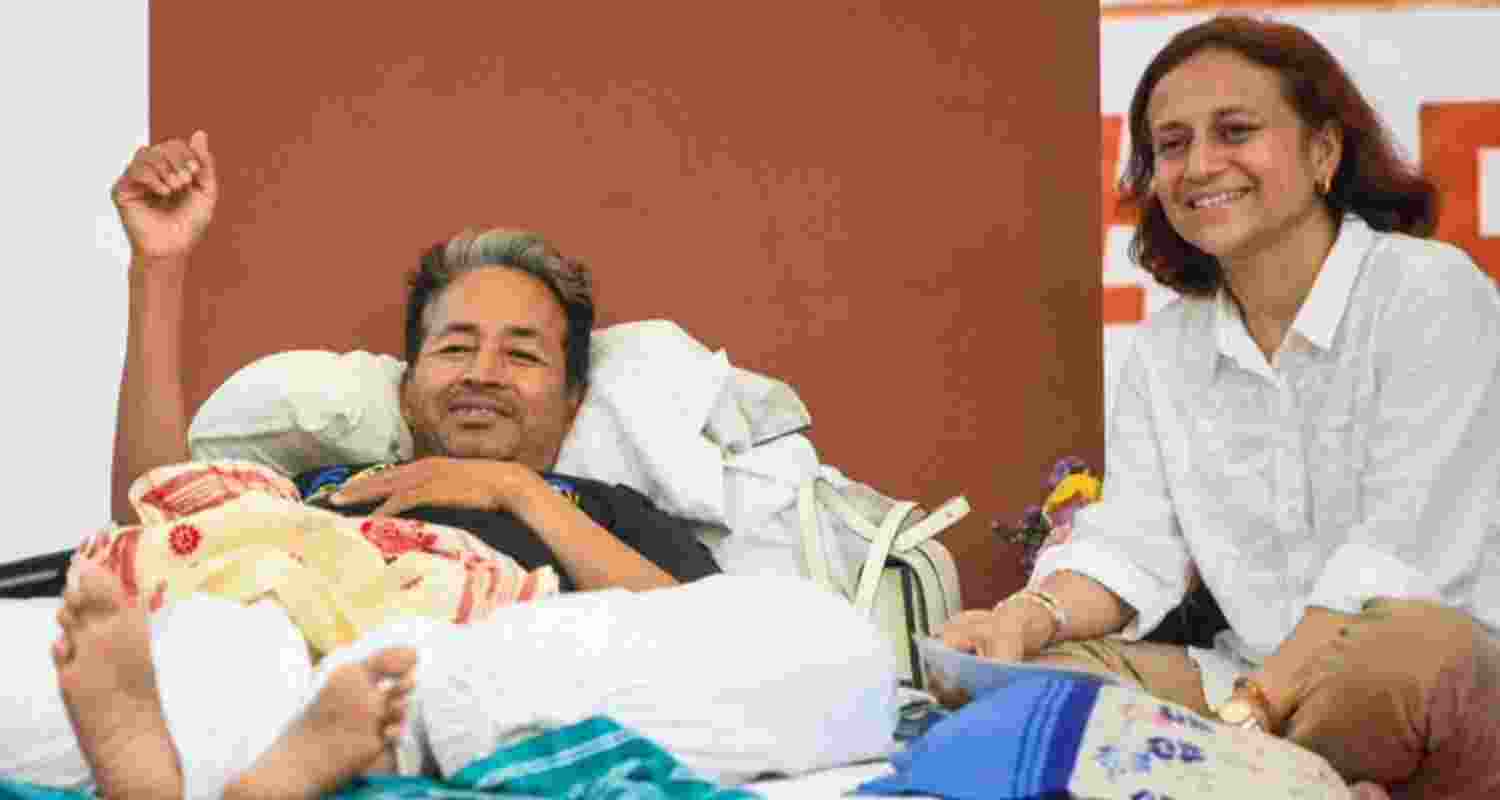Delhi HC agrees to hear Sonam Wangchuk's wife's appeal today Delhi HC agrees to hear Sonam Wangchuk's wife's appeal today