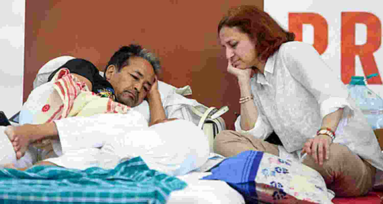 Sonam Wangchuk's wife moved the Delhi High Court, alleging illegal detention at Safdarjung Hospital and questioning the activist's medical care. Sonam Wangchuk's wife moved the Delhi High Court, alleging illegal detention at Safdarjung Hospital and questioning the activist's medical care.