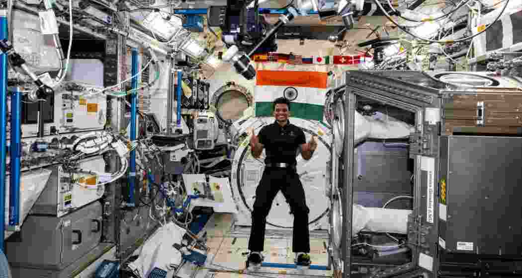 Subhanshu Shukla during his stay aboard the ISS. Subhanshu Shukla during his stay aboard the ISS.