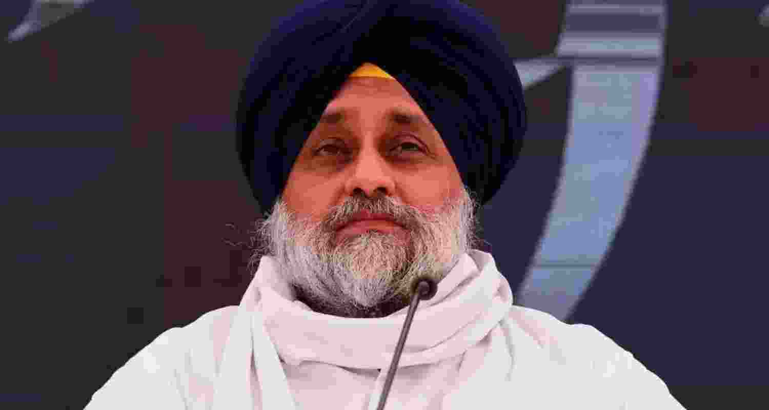 SAD supremo Sukhbir Singh Badal. SAD supremo Sukhbir Singh Badal.