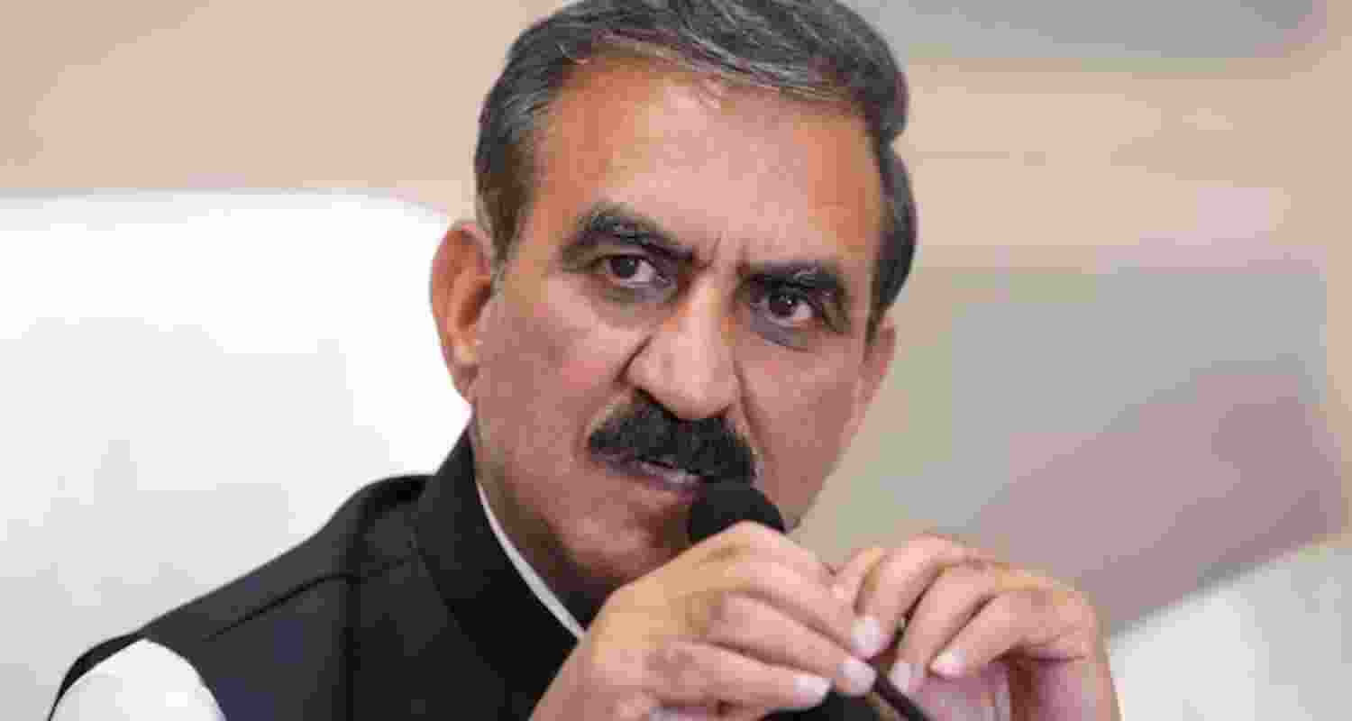 Chief Minister Sukhvinder Singh Sukhu. Chief Minister Sukhvinder Singh Sukhu.