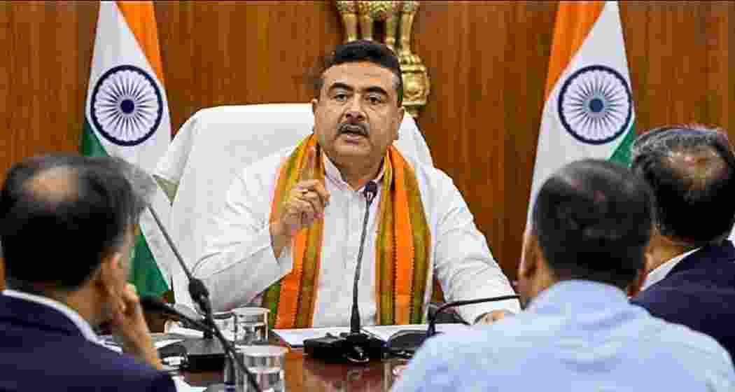 West Bengal Chief Minister Suvendu Adhikari during an administrative meeting. (File photo) West Bengal Chief Minister Suvendu Adhikari during an administrative meeting. (File photo)
