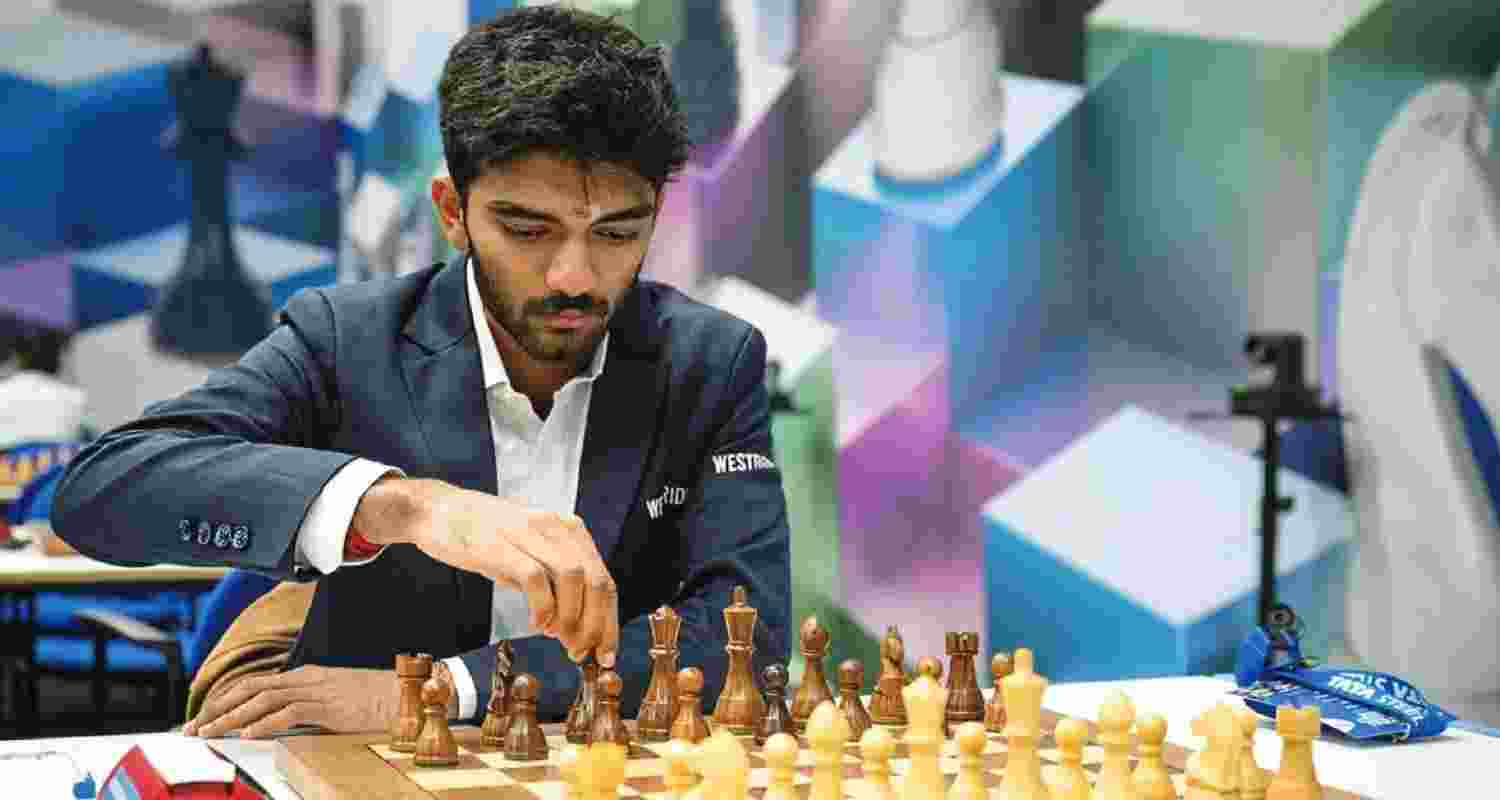Indian Grandmaster D Gukesh. Indian Grandmaster D Gukesh.