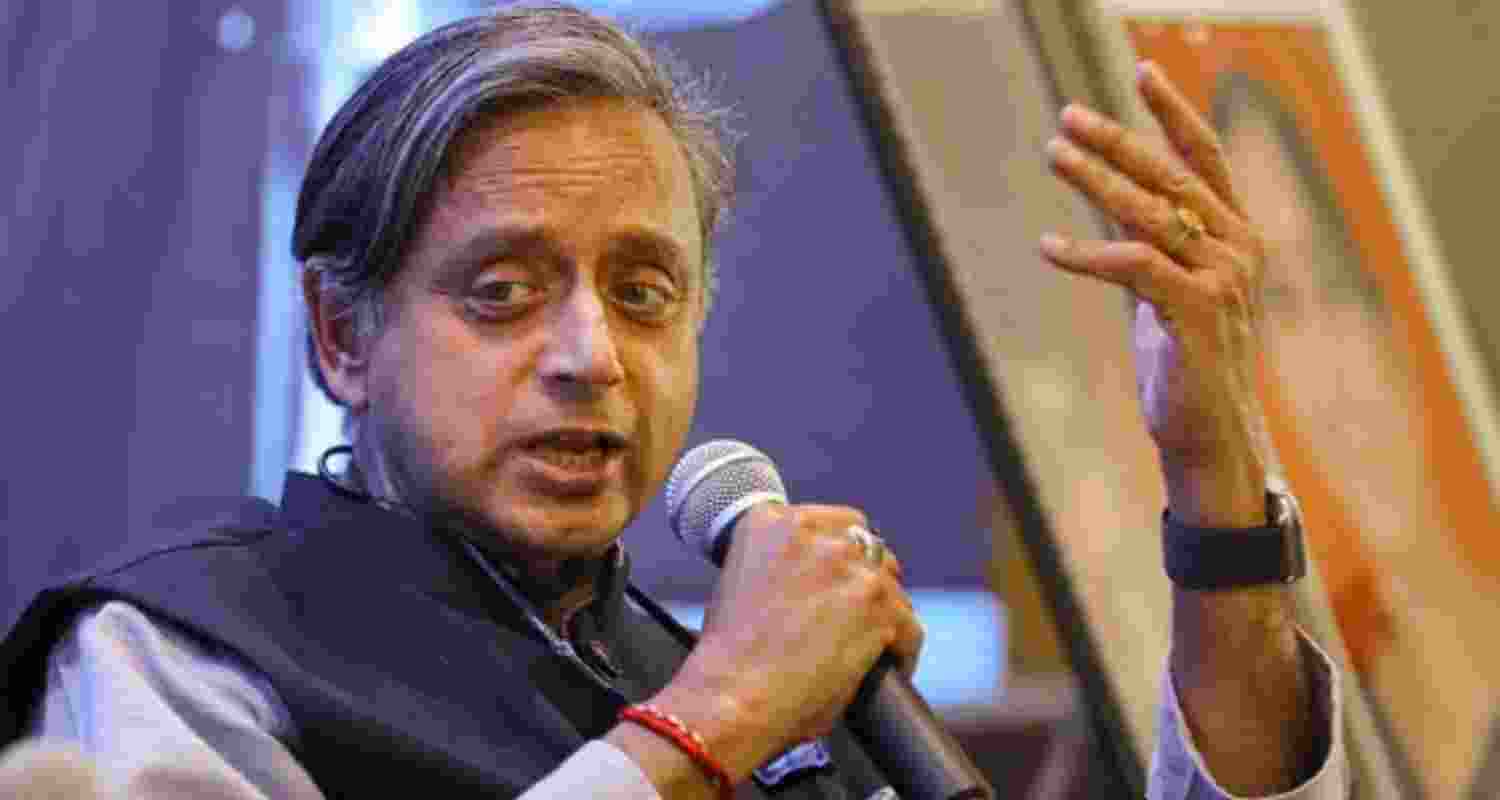 Congress leader Shashi Tharoor - file image. Congress leader Shashi Tharoor - file image.