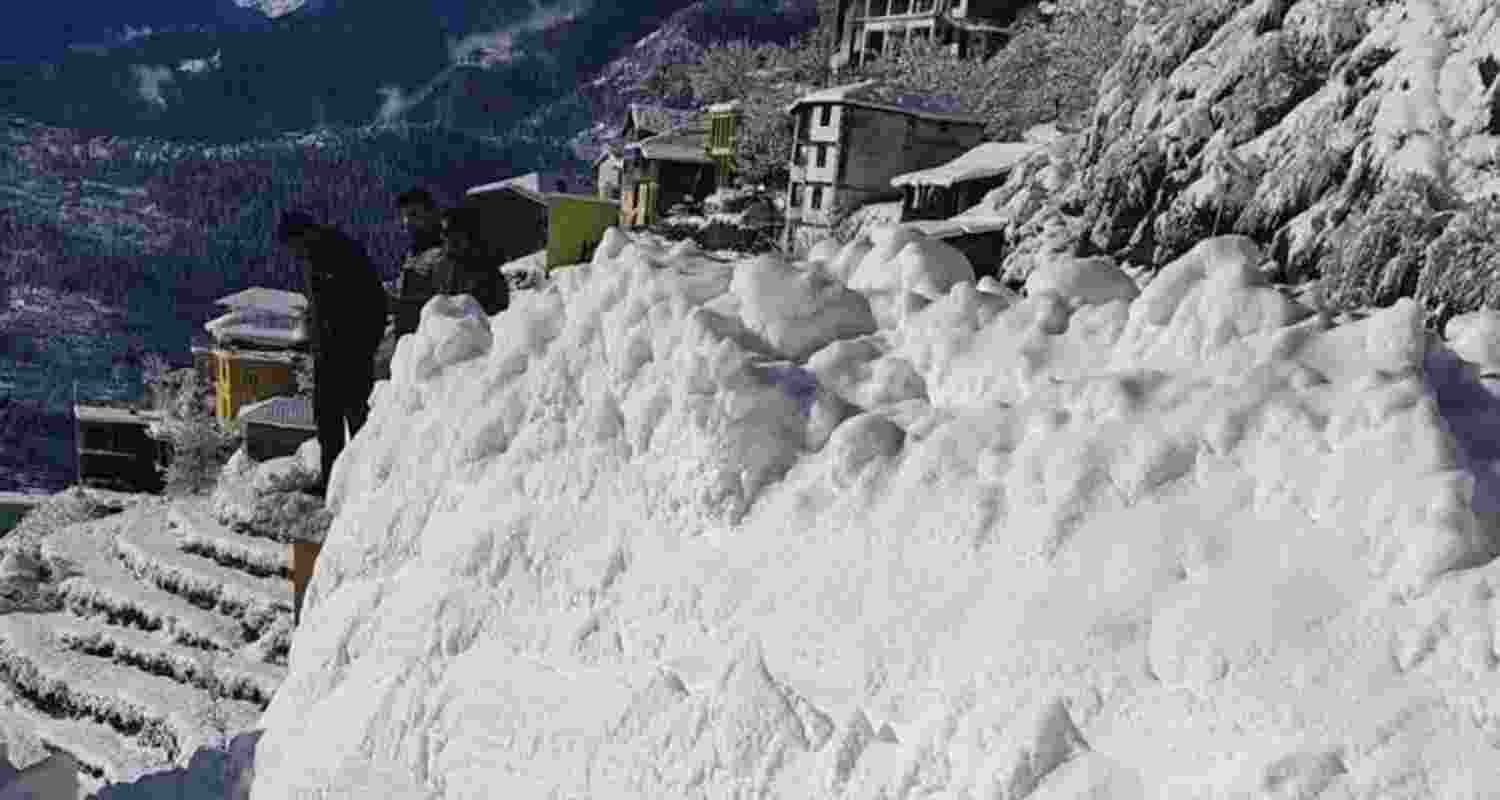 The Ot Nala area of Pulan Panchayat in Himachal Pradesh’s Bharmour subdivision, where a glacier collapsed on Wednesday. The Ot Nala area of Pulan Panchayat in Himachal Pradesh’s Bharmour subdivision, where a glacier collapsed on Wednesday.