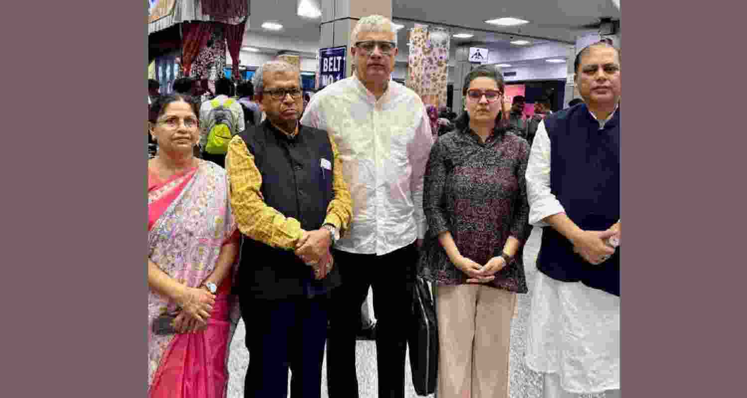 The TMC delegation during a visit to Jammu and Kashmir. The TMC delegation during a visit to Jammu and Kashmir.