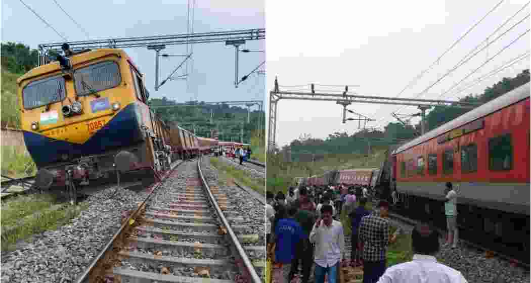 Agartala-Lokmanya Tilak Express derailed in Assam. Agartala-Lokmanya Tilak Express derailed in Assam.