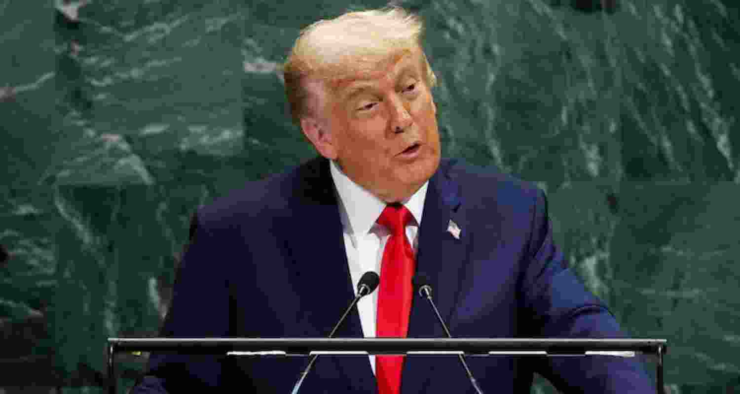 US President Donald Trump address the 80th session of the United Nations General Assembly. US President Donald Trump address the 80th session of the United Nations General Assembly.