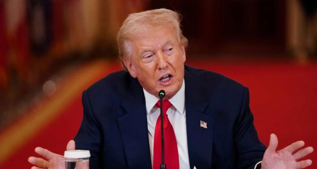 A file photo of President Donald Trump. A file photo of President Donald Trump.