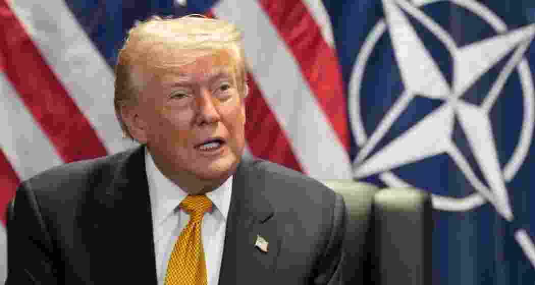 US President Donald Trump Speaking on the sidelines of the NATO summit in Turkey. Image: Alex Brandon/AP Photo US President Donald Trump Speaking on the sidelines of the NATO summit in Turkey. Image: Alex Brandon/AP Photo