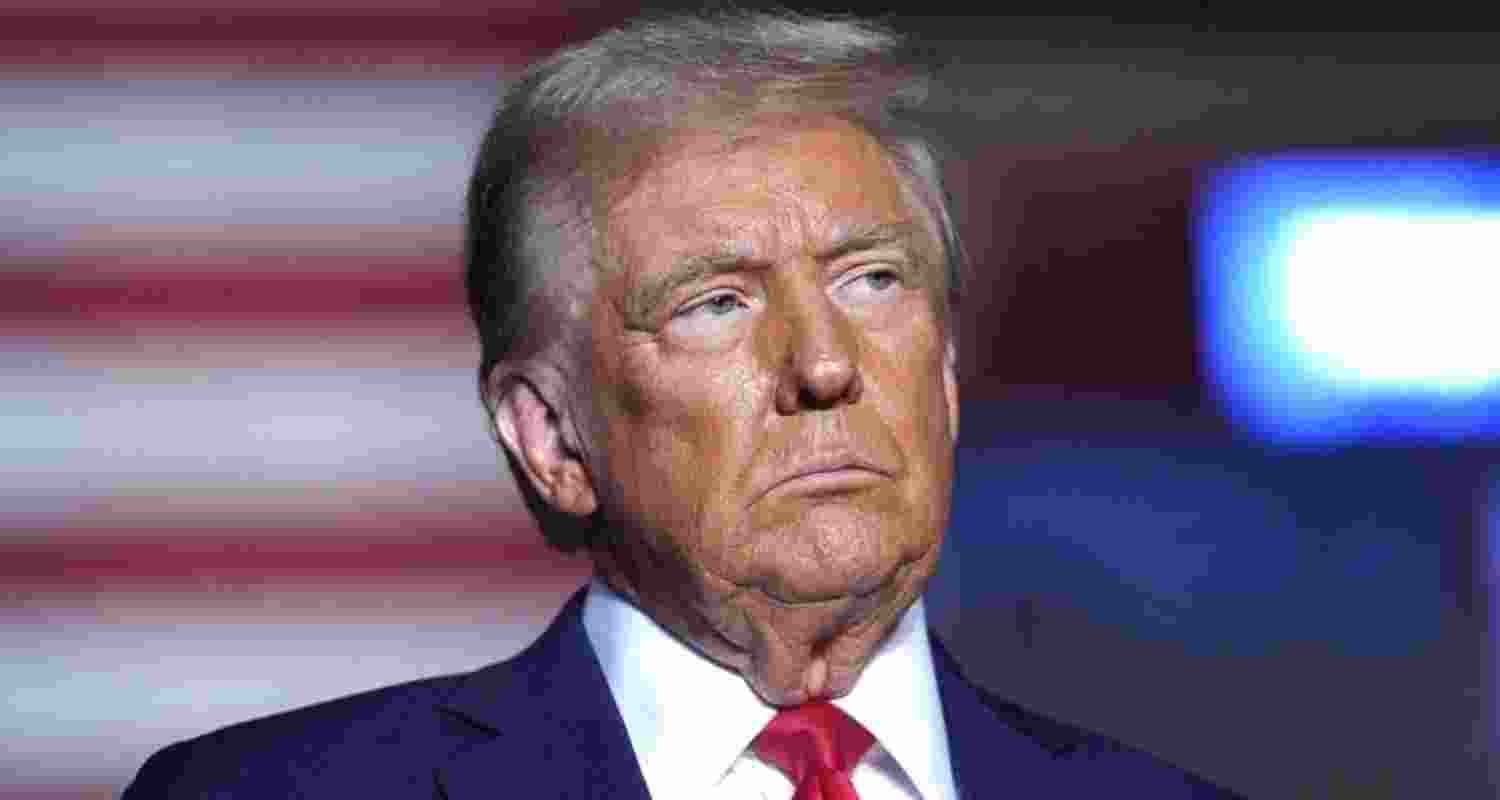 United States President Donald Trump - file image. United States President Donald Trump - file image.