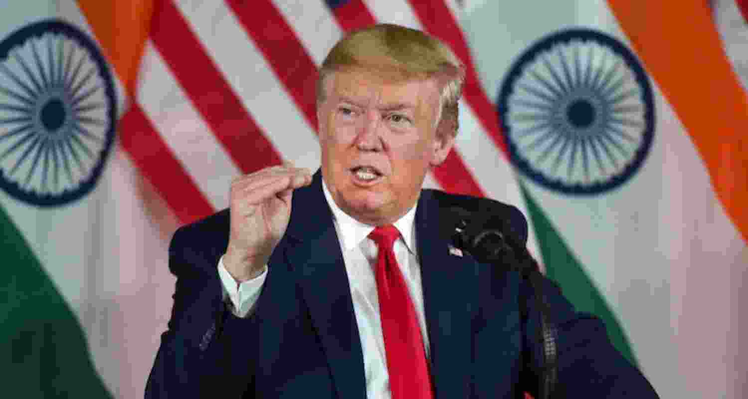 United States President Donald Trump - file image. United States President Donald Trump - file image.