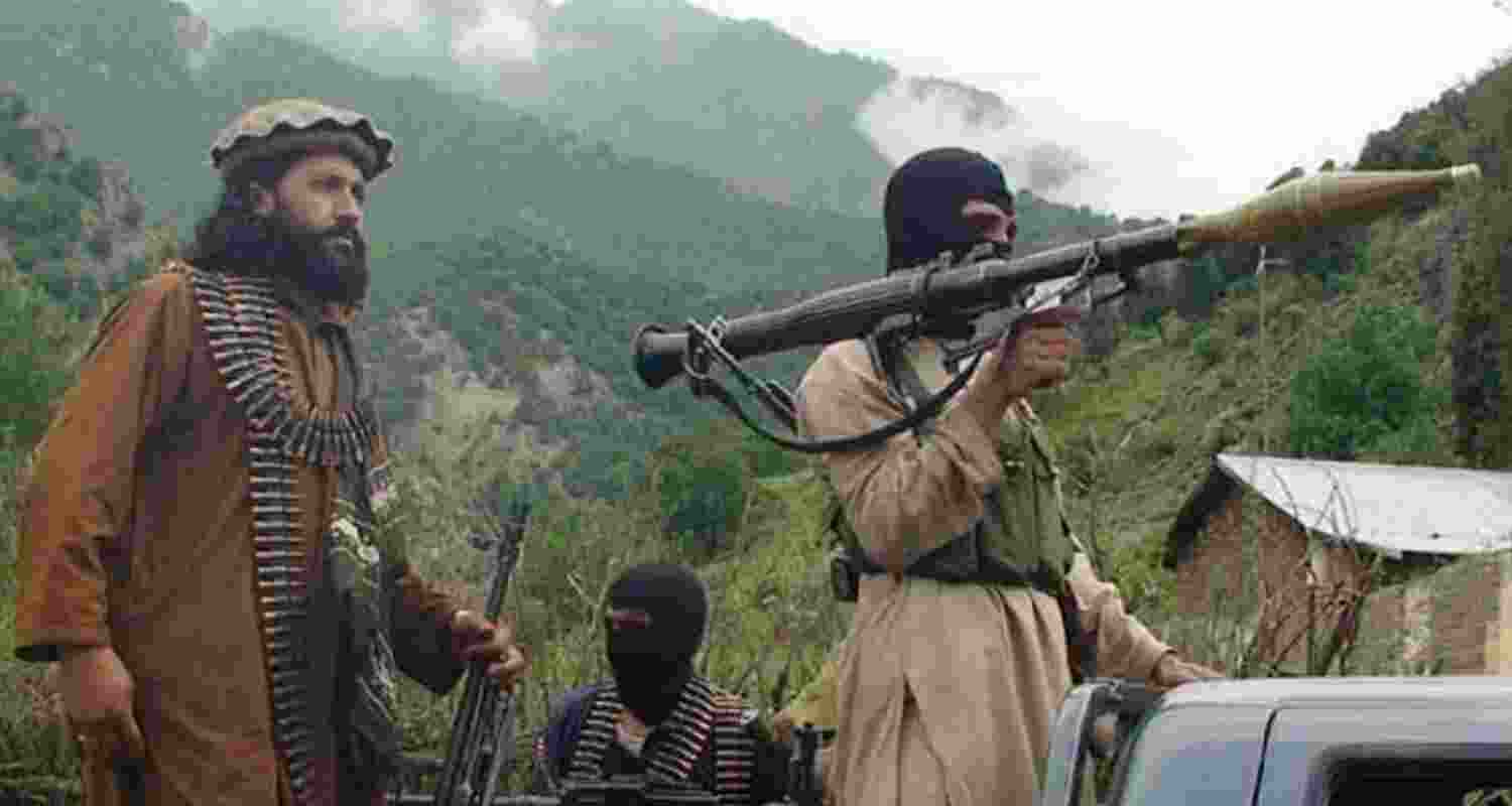 A file photograph of Tehreek-e-Taliban Pakistan terrorists in Khyber Pakhtunwa. A file photograph of Tehreek-e-Taliban Pakistan terrorists in Khyber Pakhtunwa.