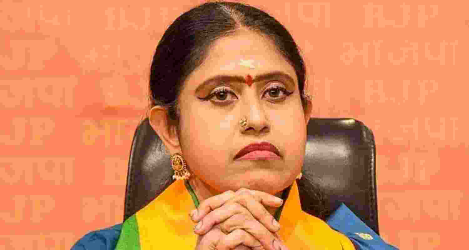 Former Bharatiya Janata Party leader S Vijayadharani. Former Bharatiya Janata Party leader S Vijayadharani.