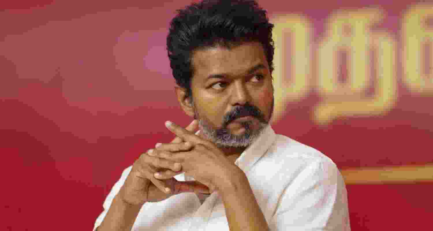 Tamil Nadu Chief Minister C Joseph Vijay. Tamil Nadu Chief Minister C Joseph Vijay.