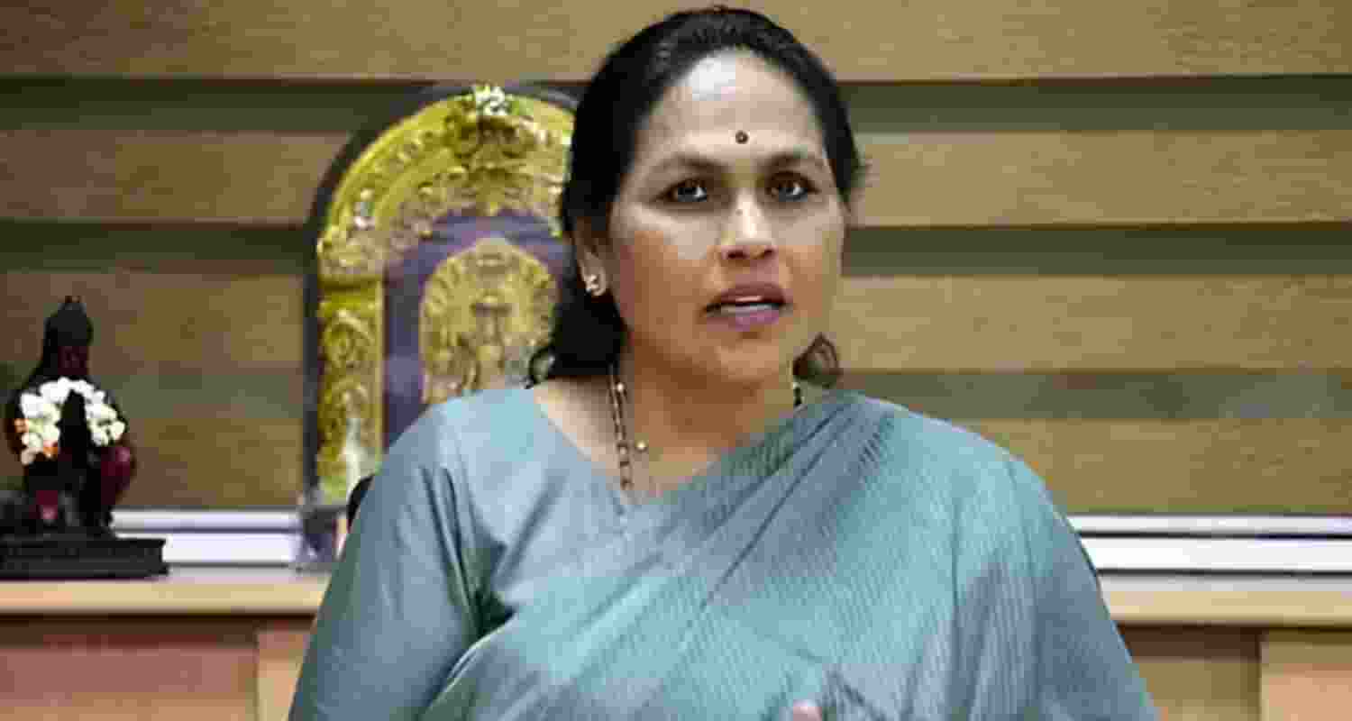 MoS Shobha Karandlaje urges calm amid LPG shortage concerns, saying the Centre is monitoring supply disruptions caused by the West Asia conflict. MoS Shobha Karandlaje urges calm amid LPG shortage concerns, saying the Centre is monitoring supply disruptions caused by the West Asia conflict.