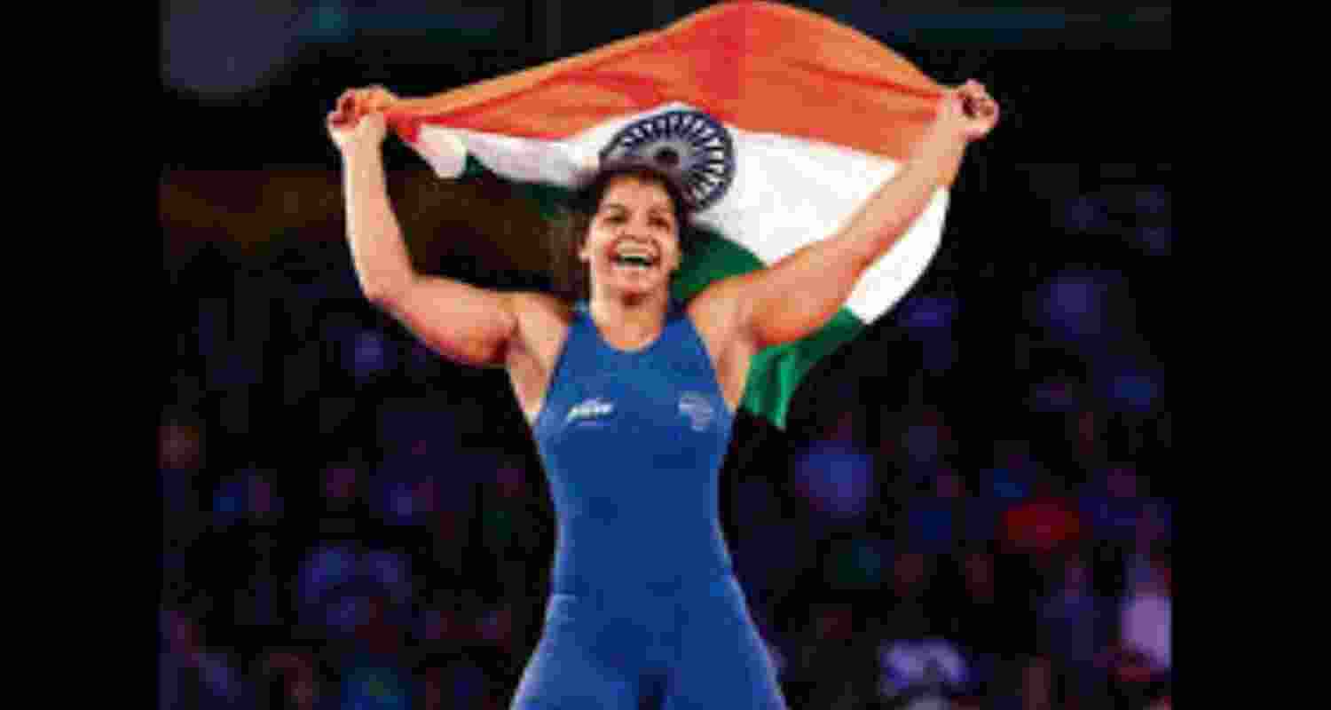 Olympic bronze medallist in wrestling Sakshi Malik. Olympic bronze medallist in wrestling Sakshi Malik.