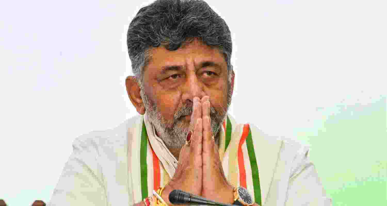 Karnataka Chief Minister D K Shivakumar. Karnataka Chief Minister D K Shivakumar.