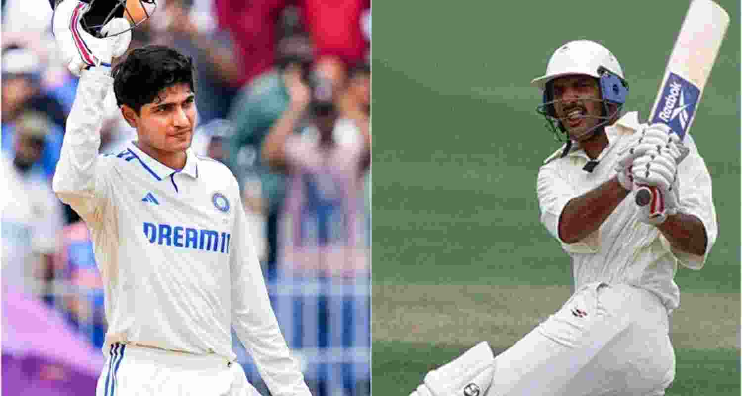 Shubman Gill and Mohammed Azharuddin. Shubman Gill and Mohammed Azharuddin.