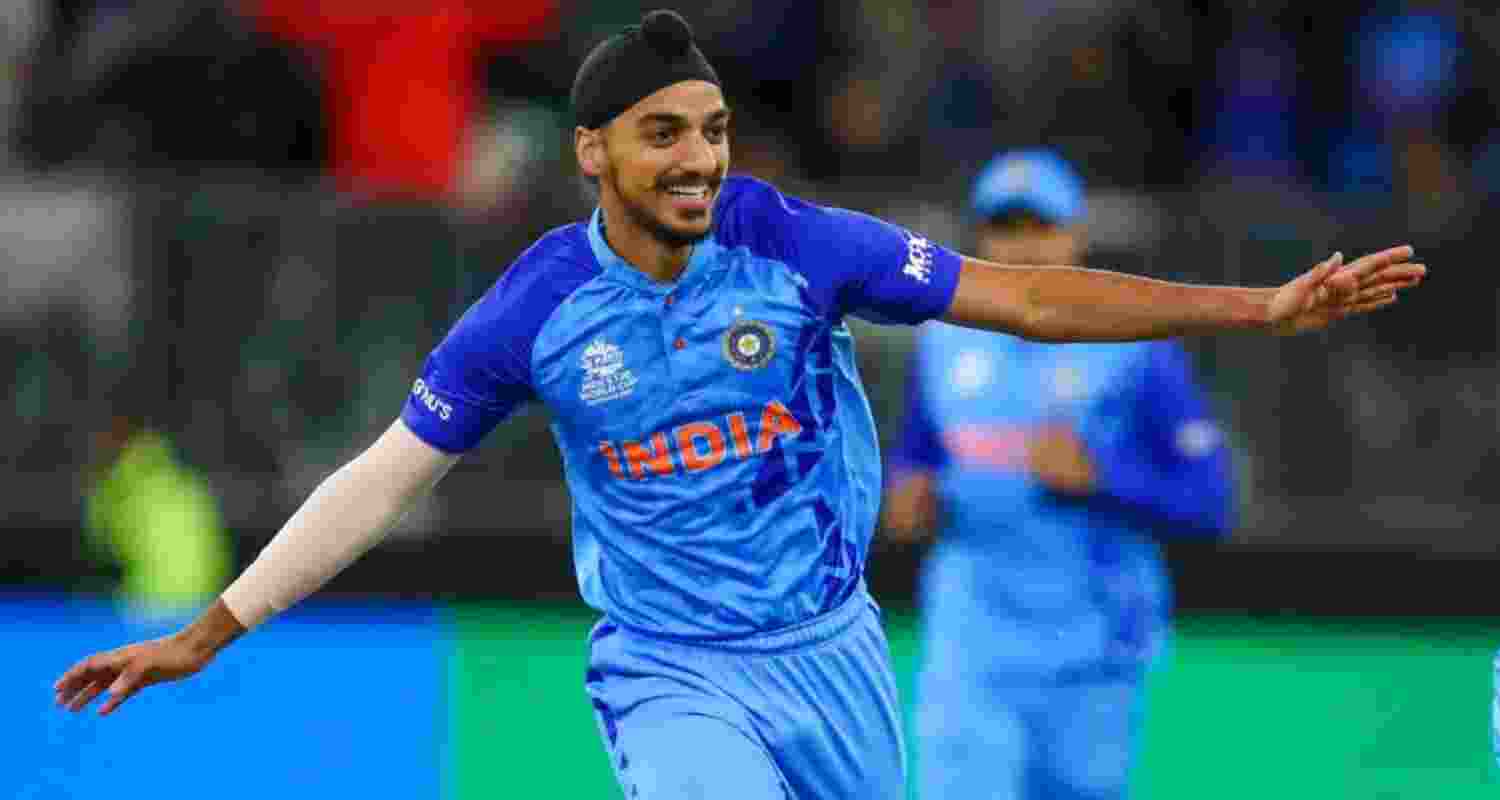 India's premier left-arm fast bowler Arshdeep Singh. India's premier left-arm fast bowler Arshdeep Singh.